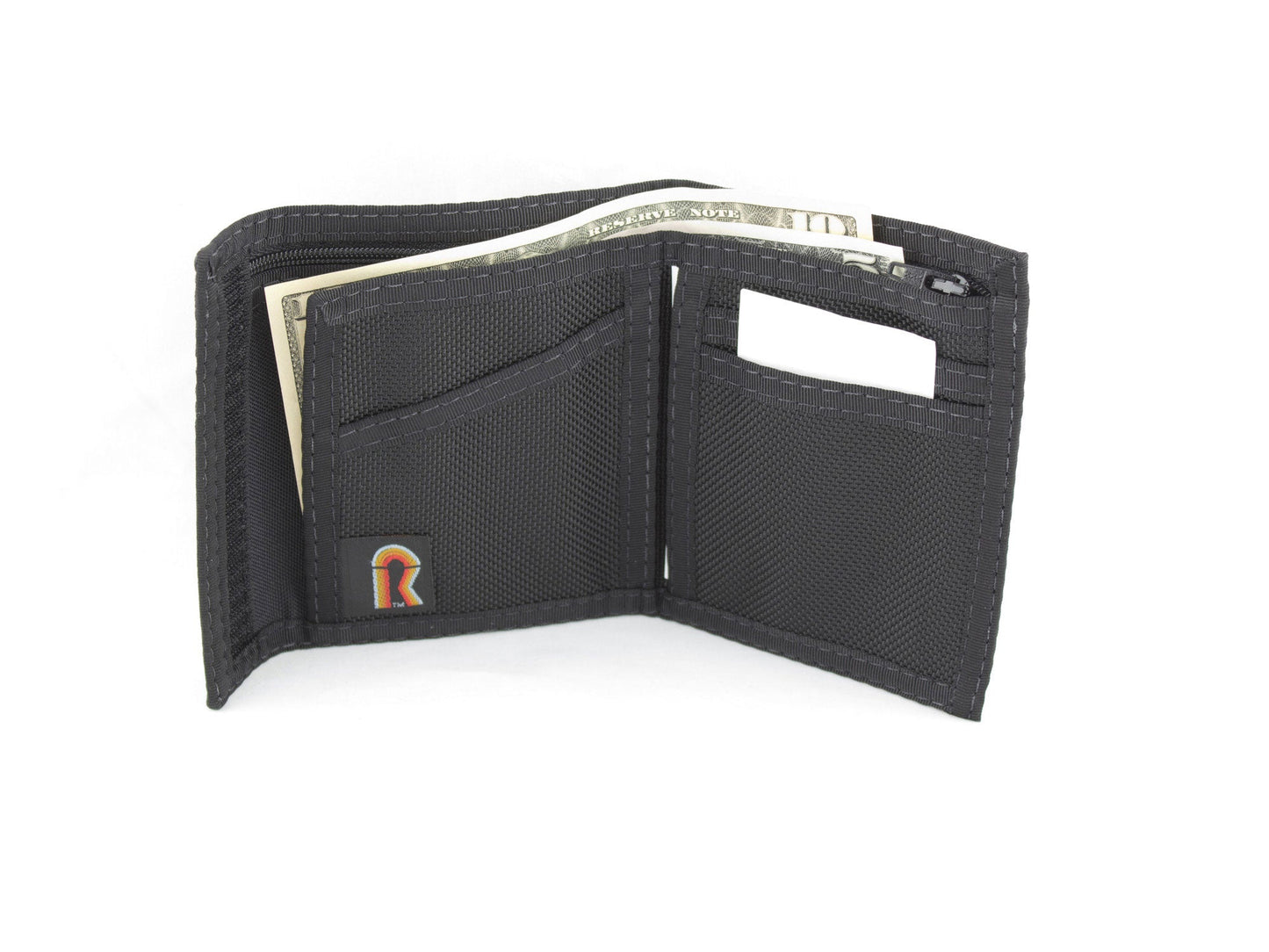 Original Rainbow Bifold Wallet in Ballistic Nylon - Black image 2