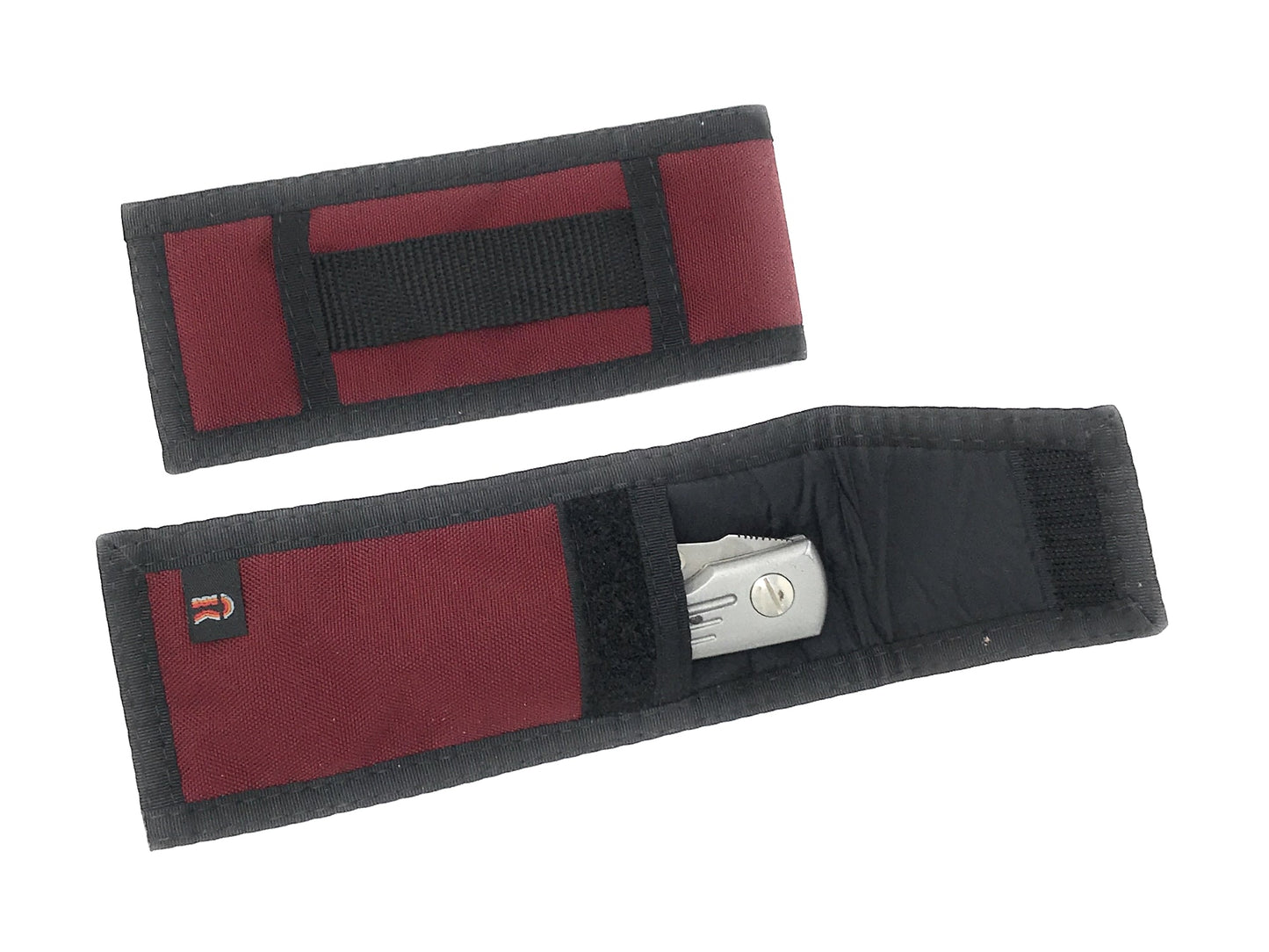 Mini Flashlight or Knifecase Holder - Burgundy image