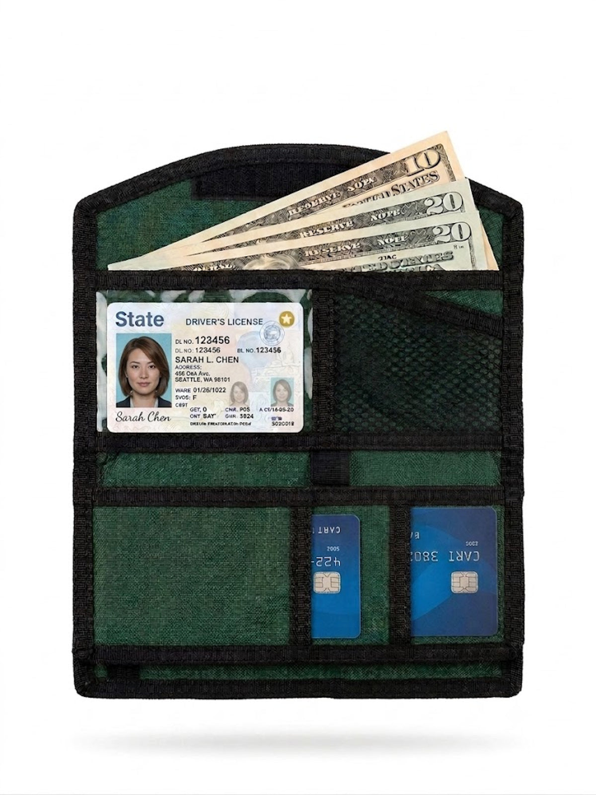 Rainbow Organizer and Clutch Wallet- 18PL