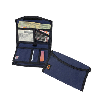 Rainbow Organizer and Checkbook Wallet 18JP  -  Limited Supply - Navy Blue w/ Black Trim image
