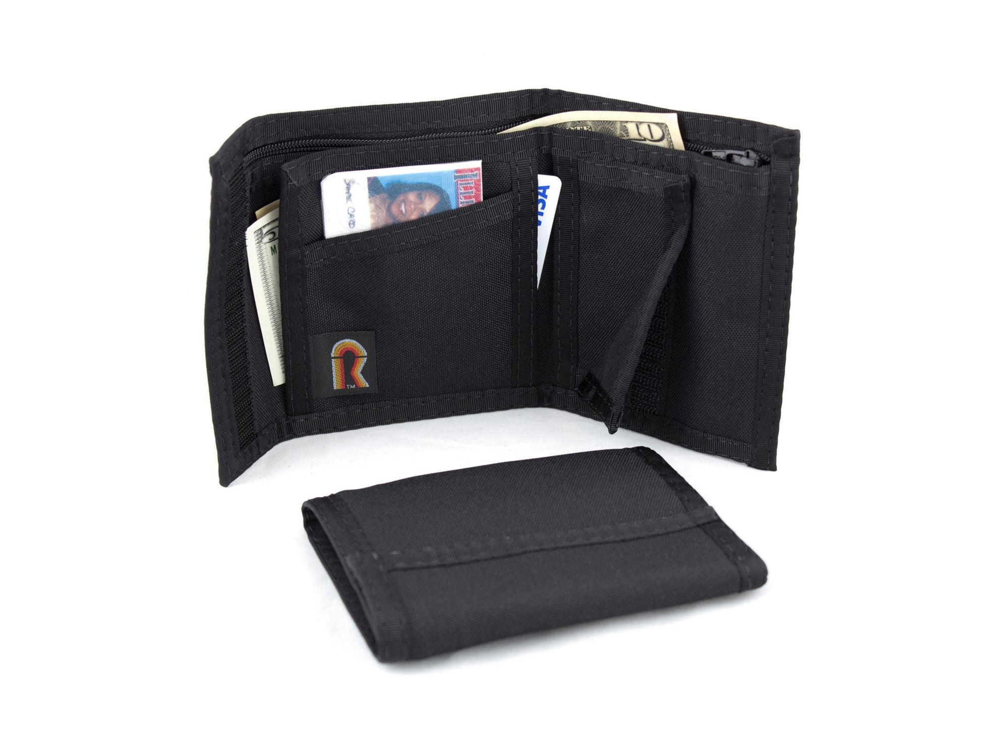 California Bifold Wallet with RFID Blocking Panel - 12PL-RFID - Black image