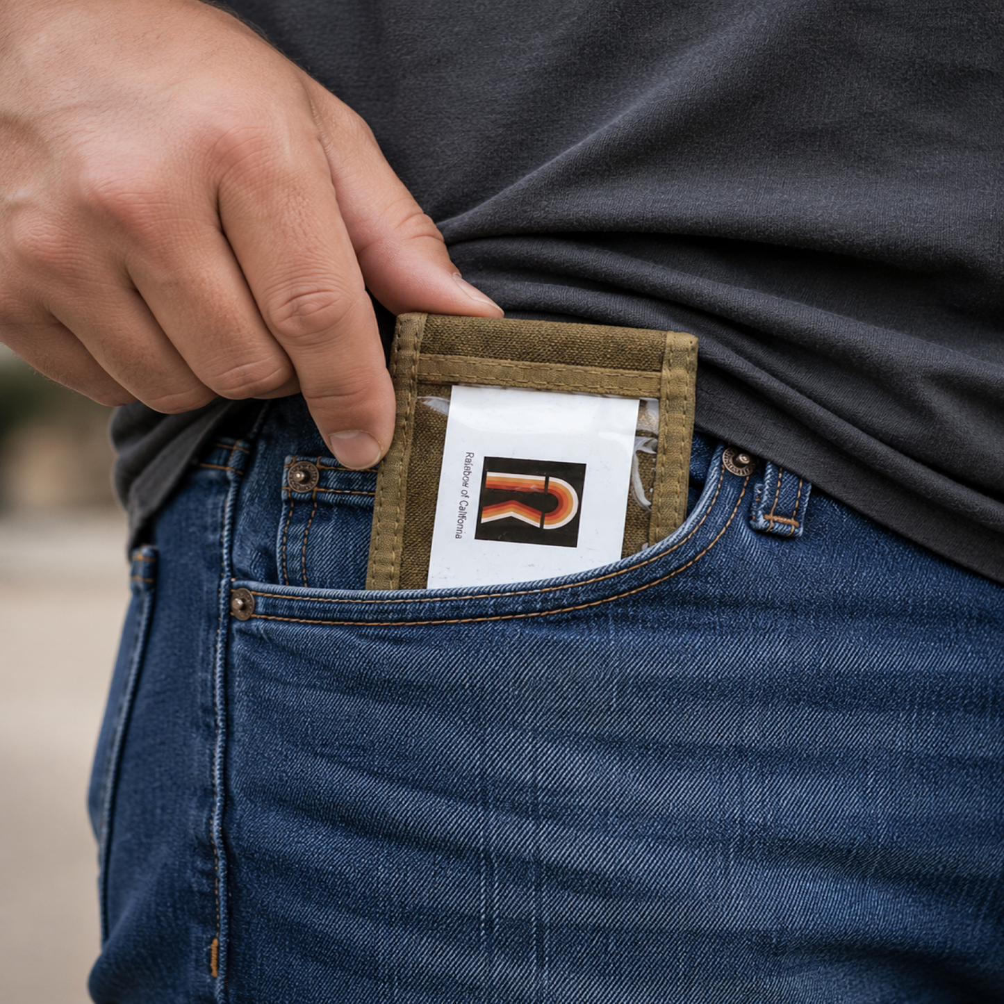 Mini Credit Card Sleeve Wallet with Outside ID Window (32Mini)