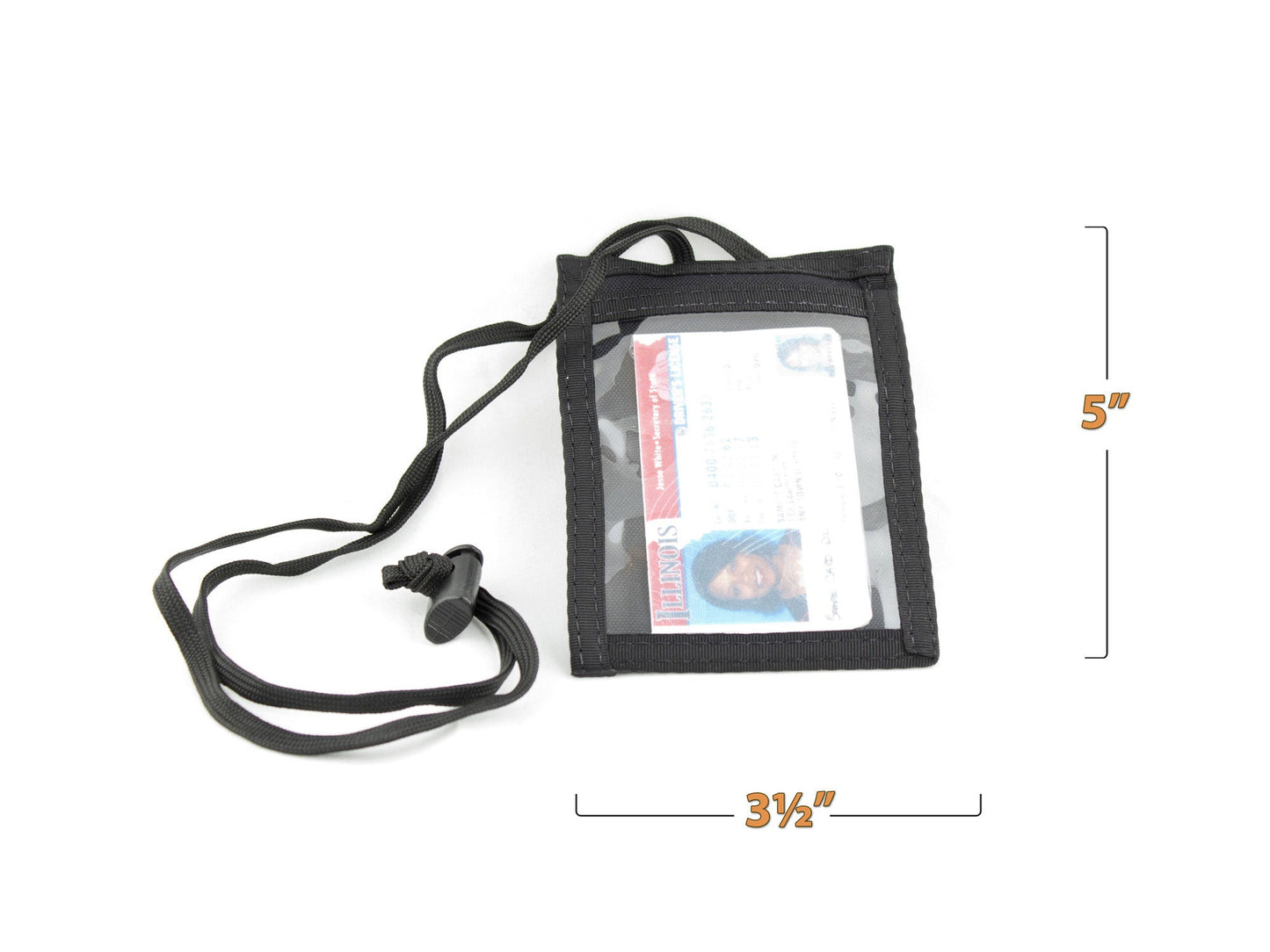 Vertical Neck ID Holder w/Adjustable Strap - 88IDV-A image 1