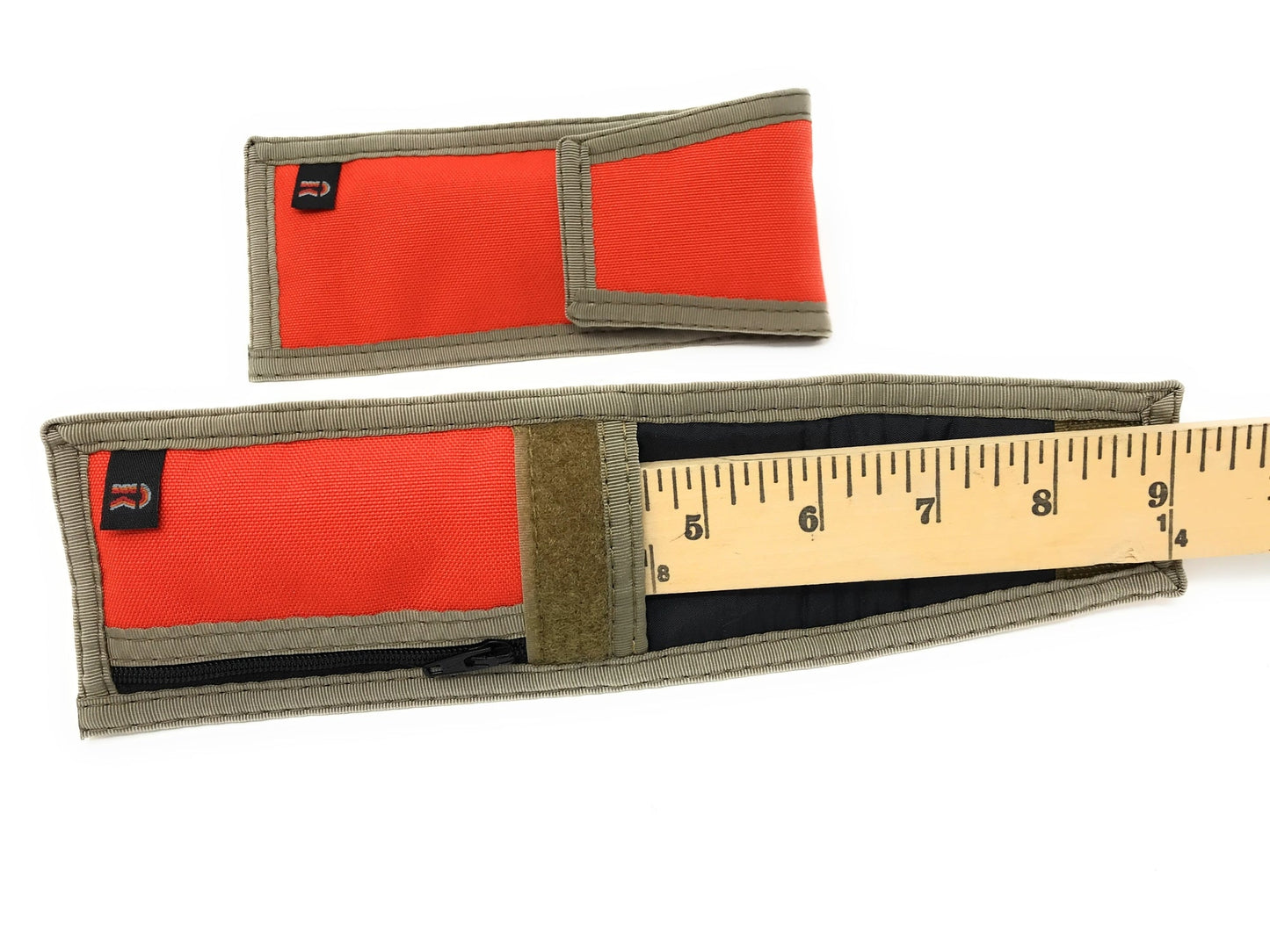 Mini Flashlight or Knifecase Holder - w/Outside Zipper Pocket image 2