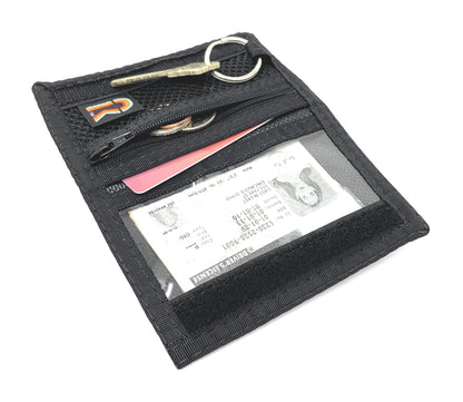 Minimalist Front Credit Card Pocket Slim Wallet / Inside Keyring Lanyard Attachable / V3 image 1