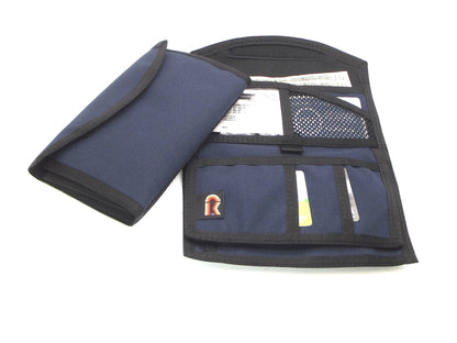 Rainbow Organizer and Checkbook Wallet - Navy Blue image