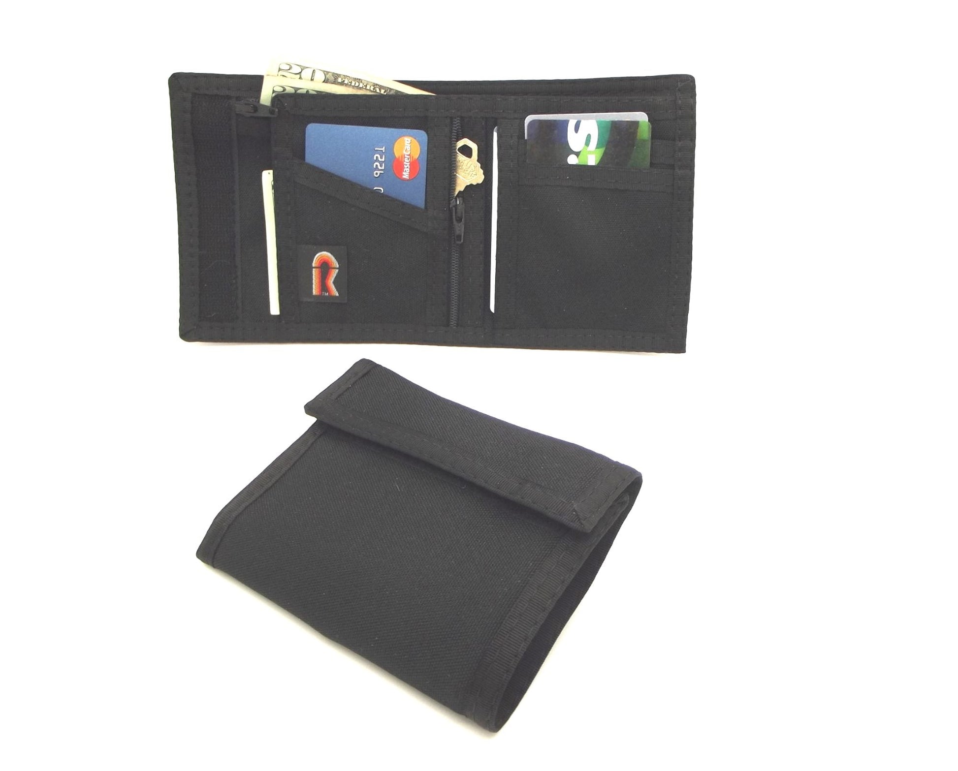Original Bifold Wallet with Zipper Coin Pocket &amp; RFID Blocking Panel - Black - 11PLZ-RFID-BLK image 0