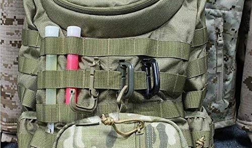 ITW Grimloc Carabiner - 4 To Pack - Black / Made in USA image 2