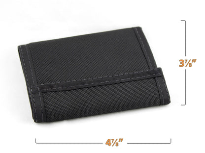 Original Rainbow Bifold Wallet in Ballistic Nylon - Black image 1