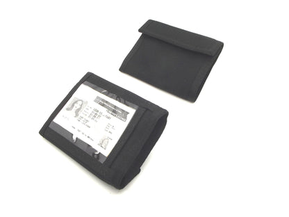 RFID Bifold Wallet with Outside ID Window & Inside Zipper Coin Pocket - Black - 11PLZ-RFID-ID-BLK image 2