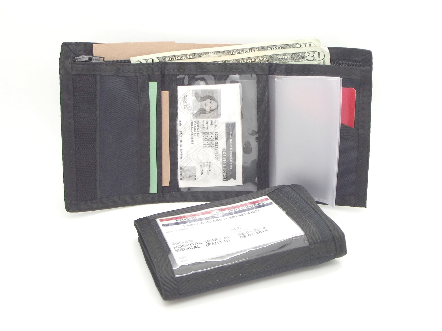 RFID Trifold Wallet with Outside ID Window - 17PLWB-RFID-ID image 0