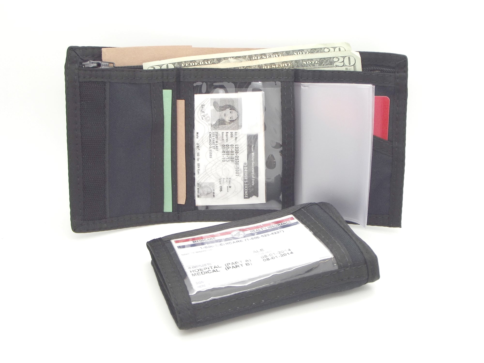 RFID Trifold Wallet with Outside ID Window - 17PLWB-RFID-ID image 0