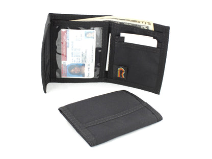 Rainbow Bifold Wallet with inside ID Window/ Black  10PL-BLK image 0