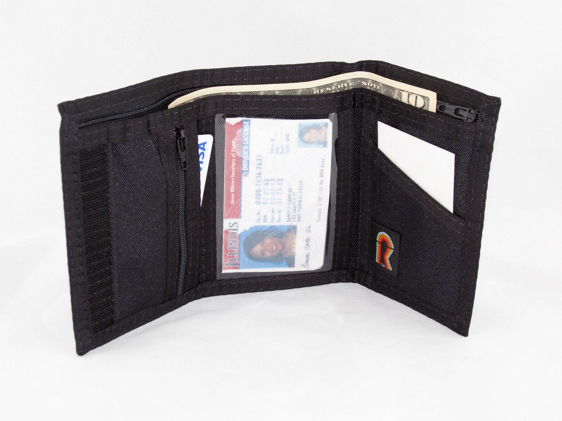 Trifold Wallet w/ RFID Blocking Panel & Inside Mini-Zipper Pocket - 17PLZ-RFID image 1