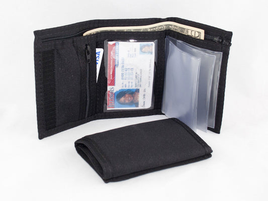 Trifold Wallet w/ RFID Blocking Panel & Inside Mini-Zipper Pocket - 17PLZ-RFID image 0