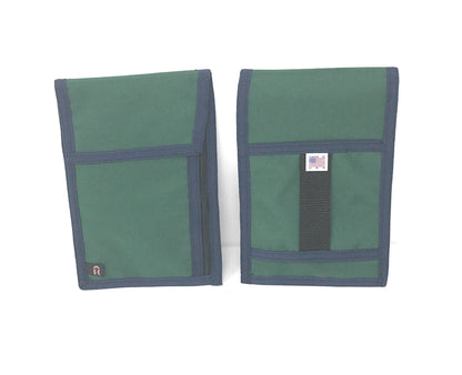 Cell Phone / Compass / Multi-Purpose Case - X-LARGE - Hunter Green w/Navy Blue Trim image