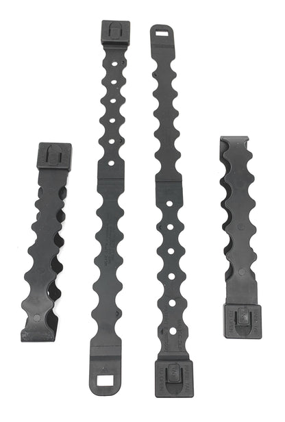 Tactical Tailor Fight Light Malice Clips - 4 pack - Black, Long ( 5 Inches - Folded) image