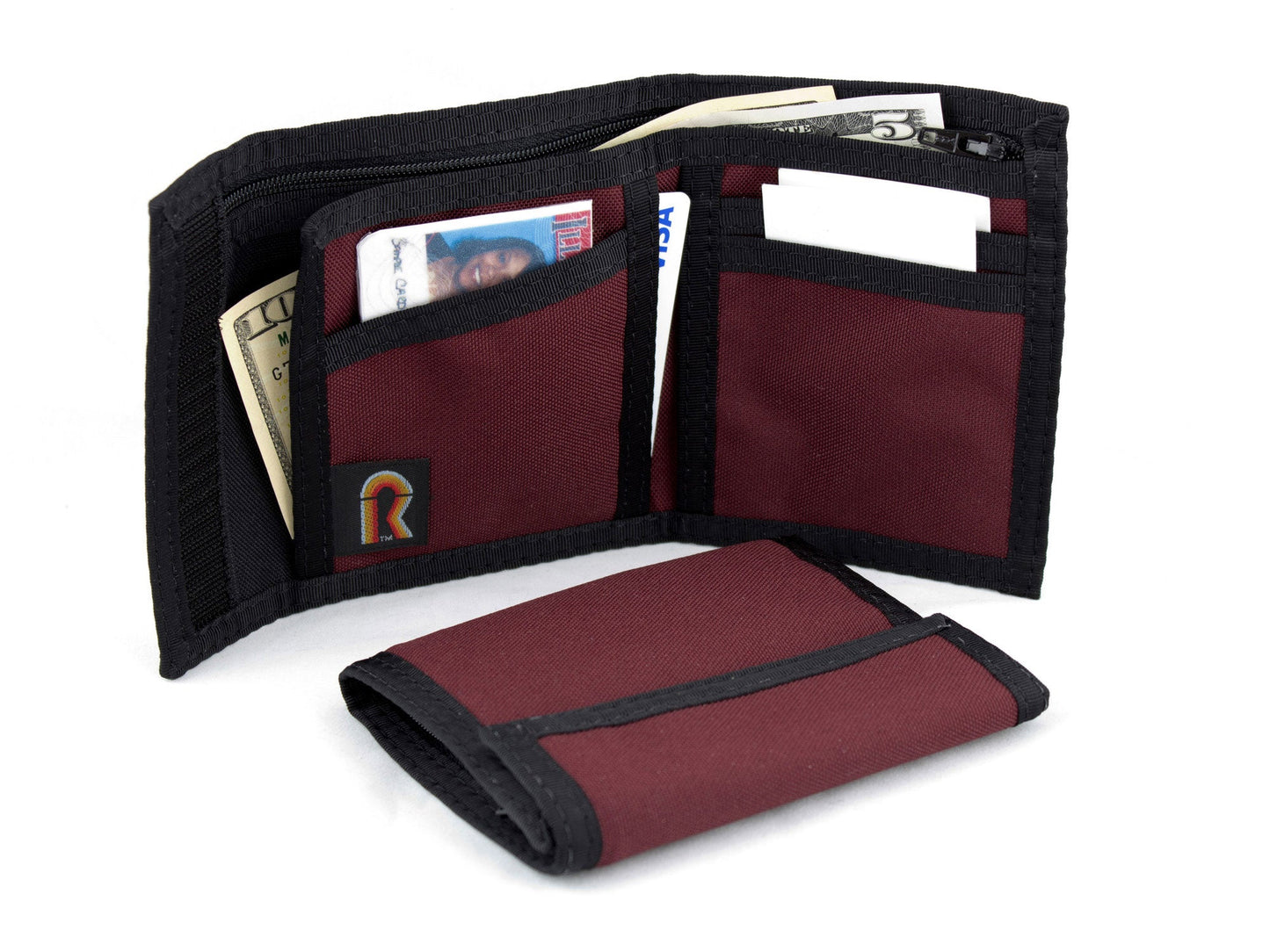 Original Rainbow Bifold Wallet - 11PL - Burgundy image