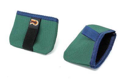 Extra Pocket - Coin/Card Case - with Belt Loop - 25PL - Hunter Green w/Navy Blue Trim image