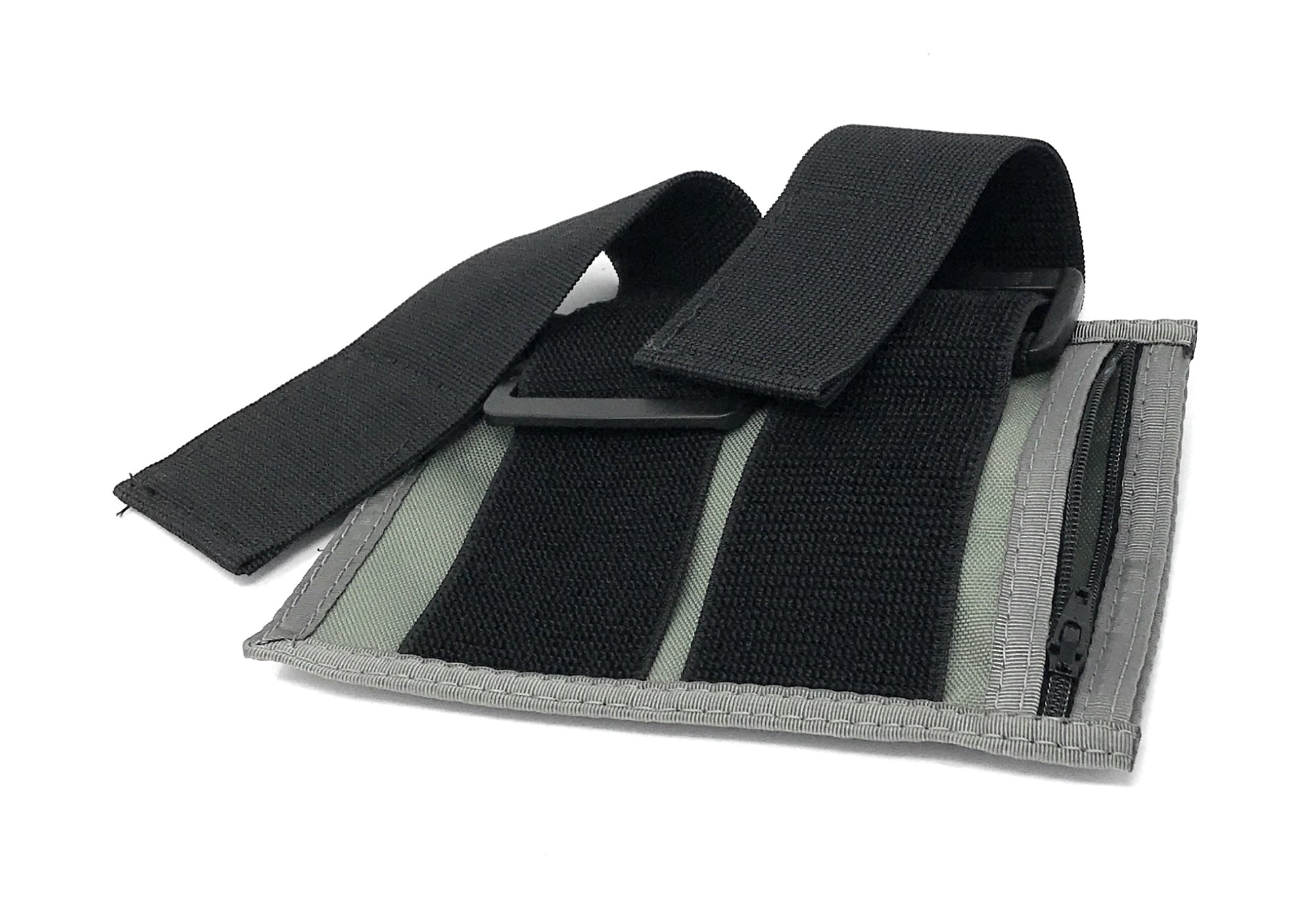 Armband Holder - Large - Great for Cell-Phone- Id- Badge -  w/Back Zipper Pouch. 2 Adjustable Soft Nylon Straps. - Made in USA image 1