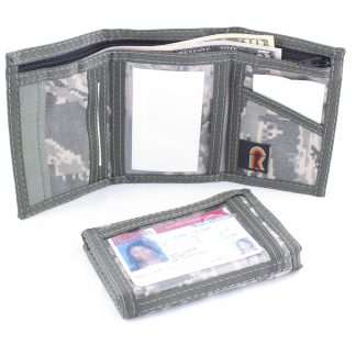 ABU Camouflage Trifold ID Wallet with Outside & Inside ID – CL-17CMW-ABU