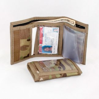 Camouflage RFID Trifold Wallet with Outside ID Window - Multi-cam - 17CMW-RFID-ID-MCAM