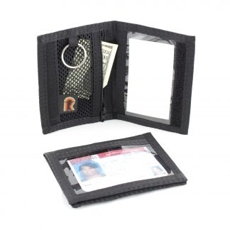 NEW - Dual sided Pocket or Purse ID Holder - w/RFID option  -  BLACK only - (Increase available Capacity – Add Wallet Insert $1 More)