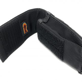 Black Utility / Pocket Knife Tactical Sheath Fits up to 4  3/4in Knife w/Malice Clip.  Made in USA